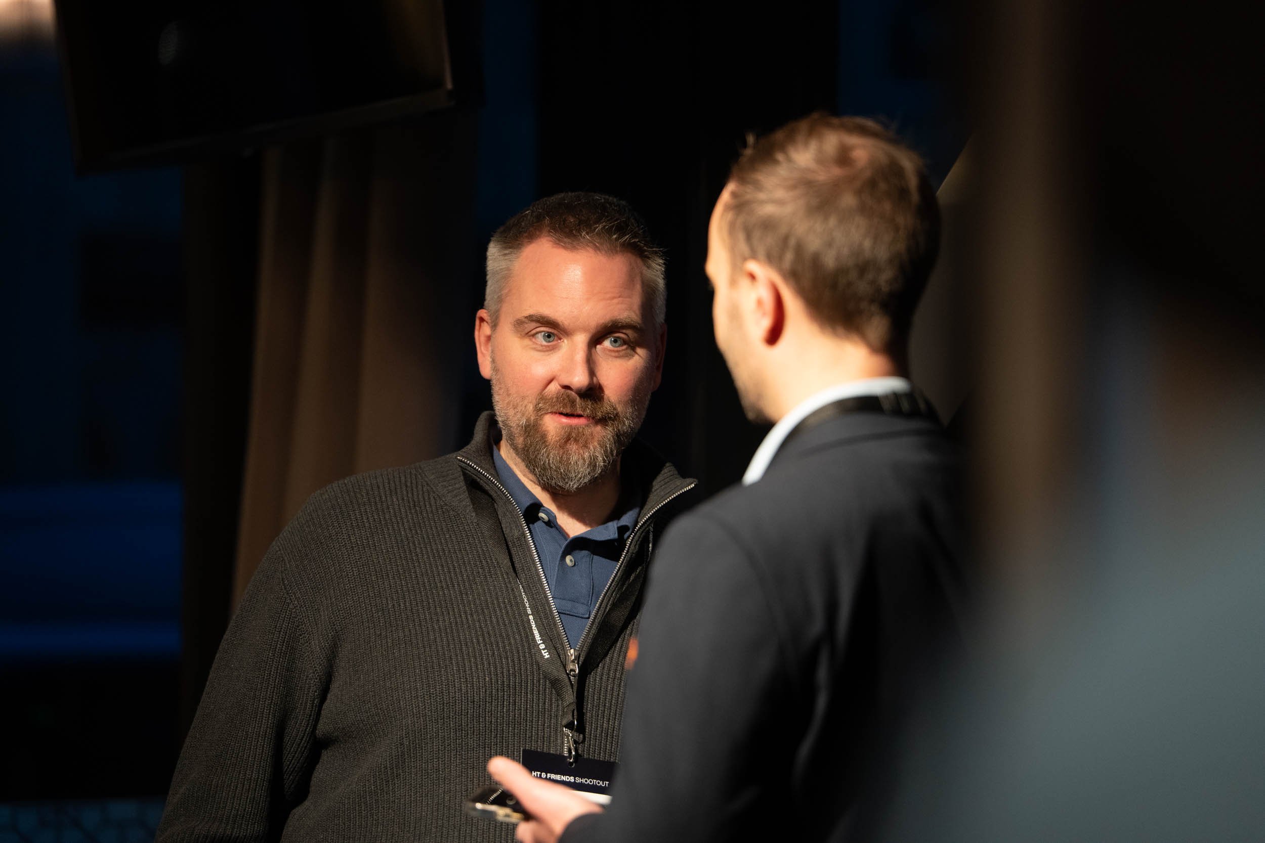 Lars-Eirik Berg fra Semaphore Consulting Partners under HT &amp; Friends Shootout 2025.