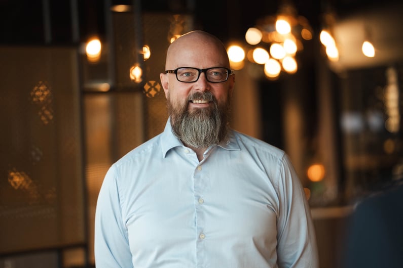 Johan Svensson fra Hanwha Vision deltok på HT &amp; Friends Shootout 2025.