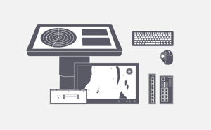 This illustration indicates that Hatteland Technology offers customised products, such as custom colours, customs connections, company logos, and more, for our industrial hardware.