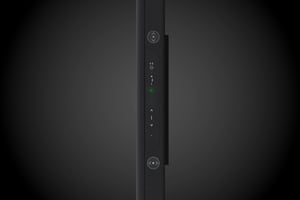 7. This illustration gives a closer look at the side of the T40 maritime monitor by Hatteland Technology. Despite its clean and sleek appearance, these monitors are ruggedized and IEC 60945 approved.