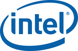 This is an illustration of the Intel logo. It is one of the brands Hatteland Technology partners with.