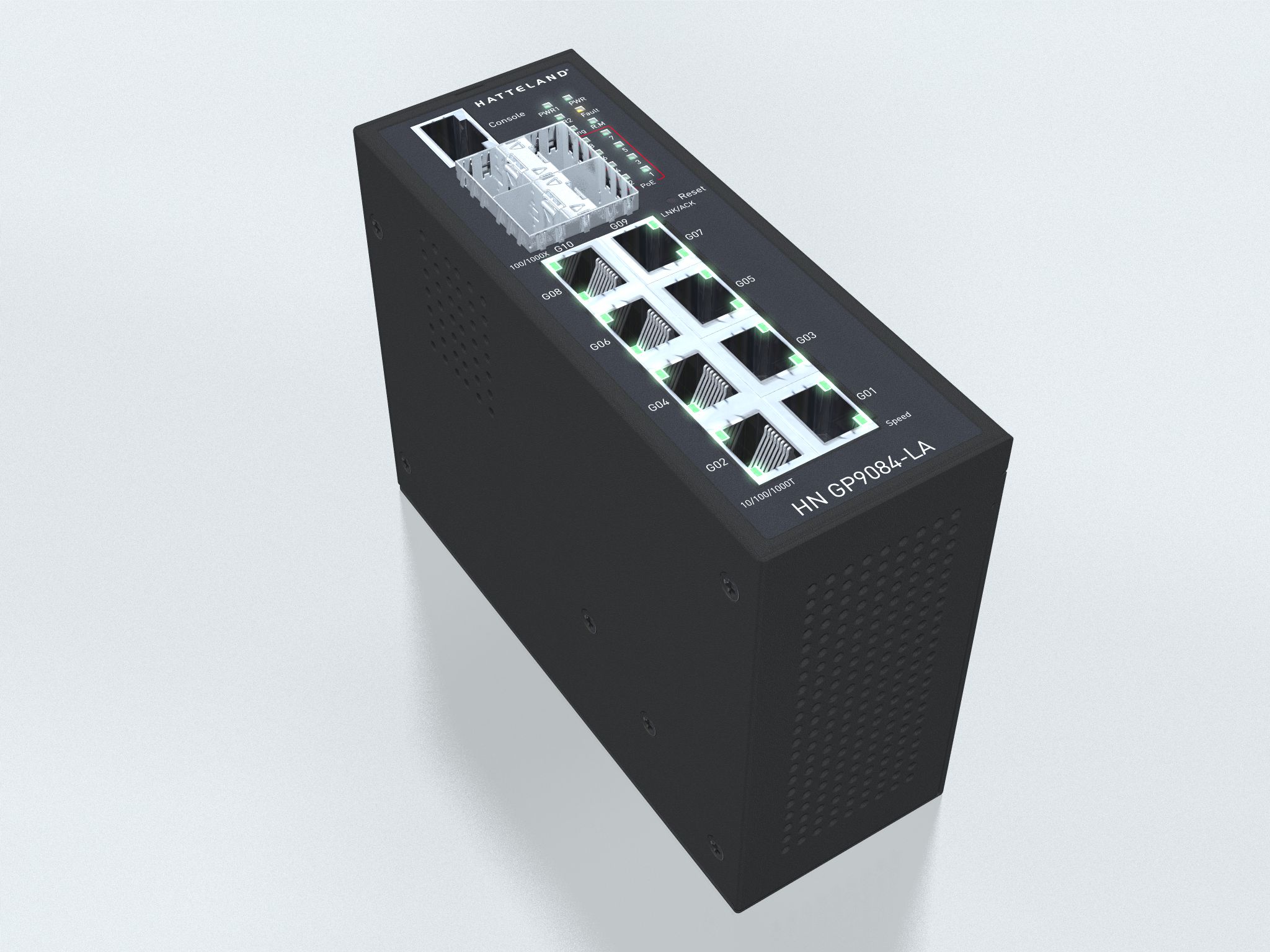 View Product Hn Gp9084 La 12 Port Network Switch Hatteland