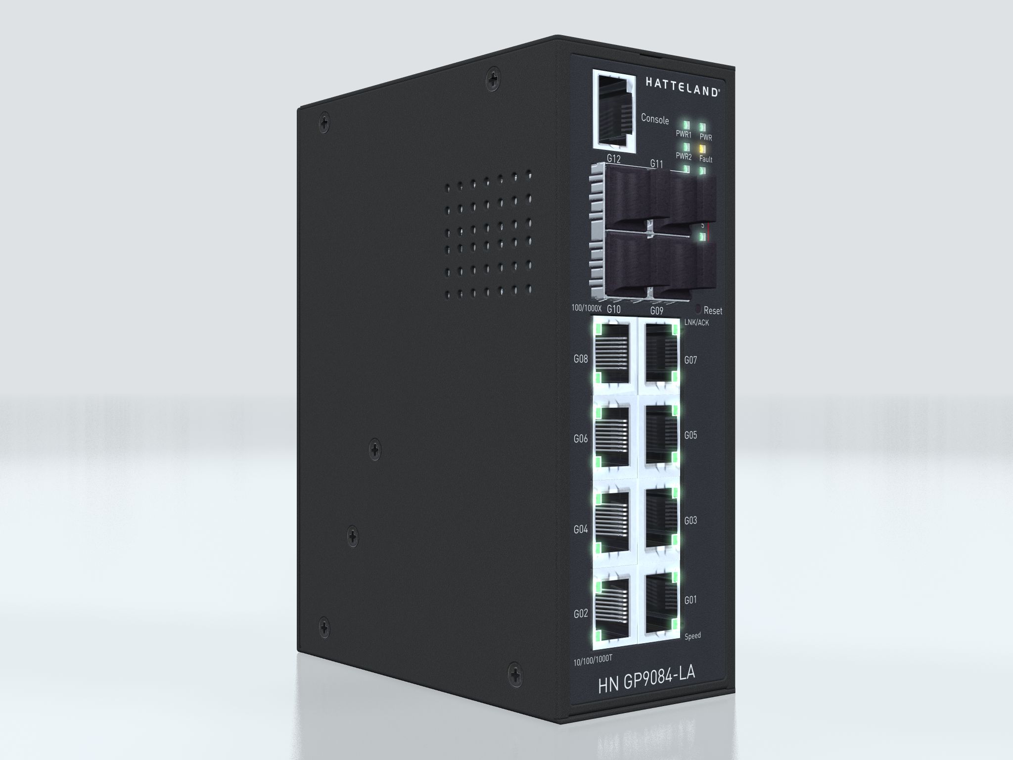 View Product Hn Gp9084 La 12 Port Network Switch Hatteland