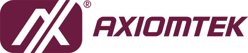 This is an illustration of the AXIOMTEK logo. It is one of the brands Hatteland Technology partners with.